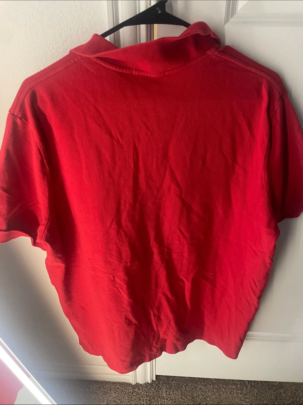 Polo by Ralph Lauren Red Polo Shirt with Yellow Pony